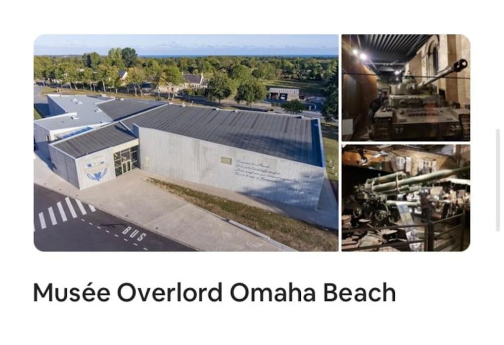 Au Coeur D'Omaha Beach- Colleville-Sur-Mer- Gite 2 Zewnętrze zdjęcie