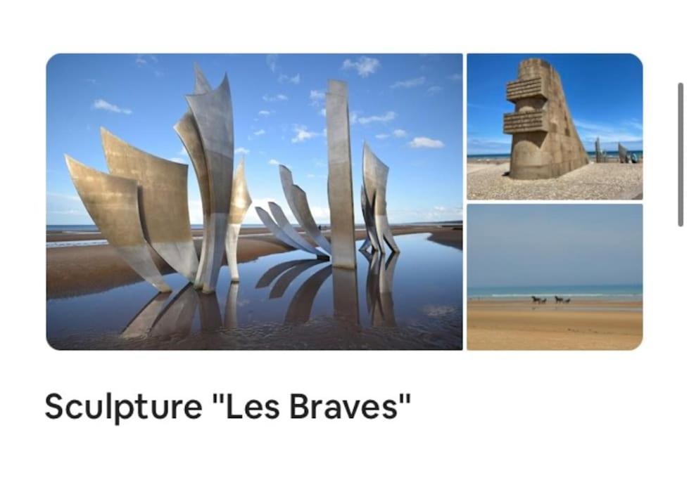 Au Coeur D'Omaha Beach- Colleville-Sur-Mer- Gite 2 Zewnętrze zdjęcie