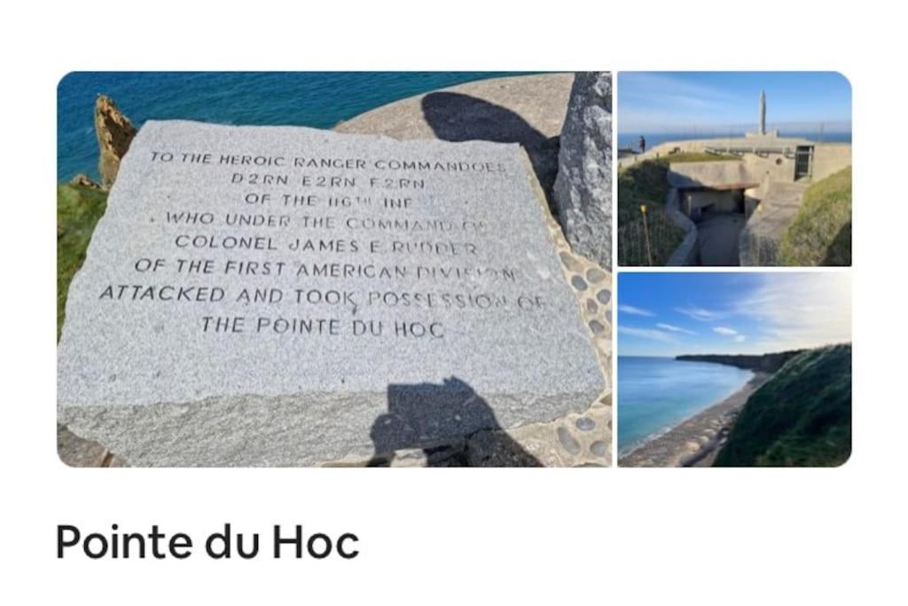 Au Coeur D'Omaha Beach- Colleville-Sur-Mer- Gite 2 Zewnętrze zdjęcie